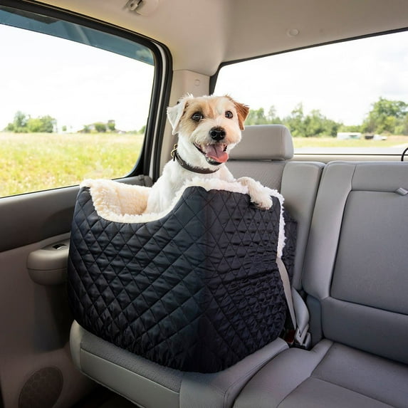 Snoozer Luxury Lookout I Dog Car Seat, Small, Black