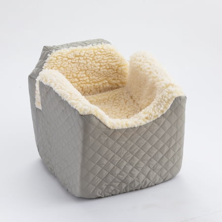Snoozer Luxury Lookout I Dog Car Seat, Small, Grey