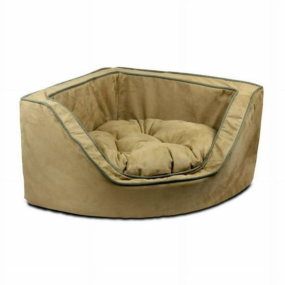 Snoozer Luxury Overstuffed Corner Dog Bed