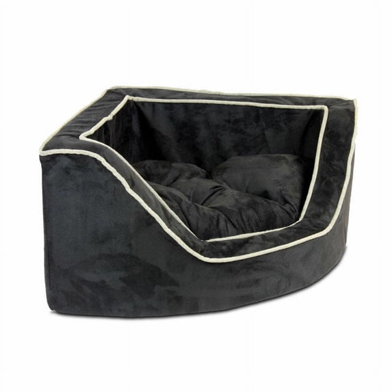 Snoozer Luxury Overstuffed Corner Dog Bed