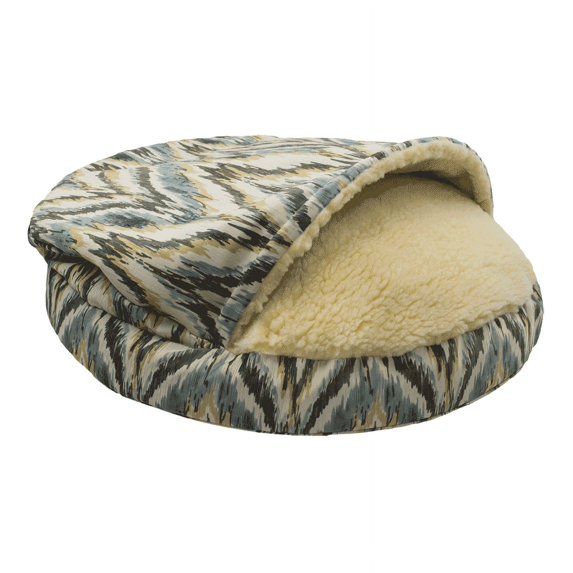 Snoozer Orthopedic Cozy Cave Dog Bed, Large, Tempest Spring, Hooded Orthopedic Dog Bed