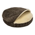 thumbnail image 1 of Snoozer Orthopedic Cozy Cave Dog Bed, Small, Laurel Mocha, Hooded Orthopedic Dog Bed, 1 of 9