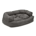 thumbnail image 1 of Snoozer Overstuffed Luxury Dog Sofa with Removable Bolsters, Microsuede, 1 of 3