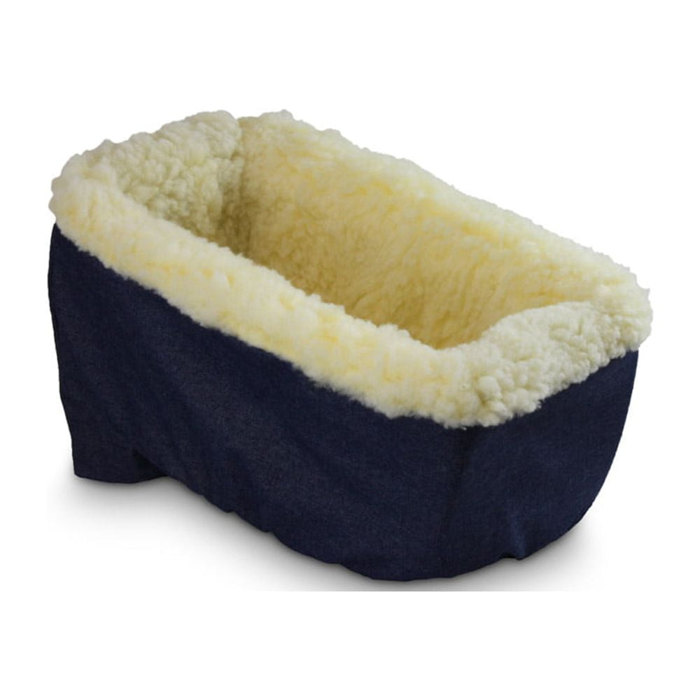 Snoozer Pet Products Luxury Console Dog Car Seat, Large, Denim Quilted Twill