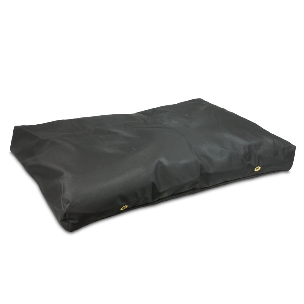 Large Black Waterproof Outdoor Rectangle Dog Bed