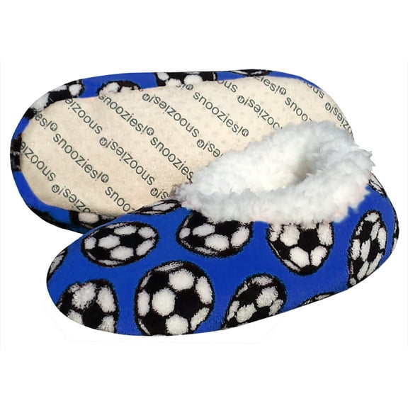 Snoozies Sports Specific Soccer Slippers