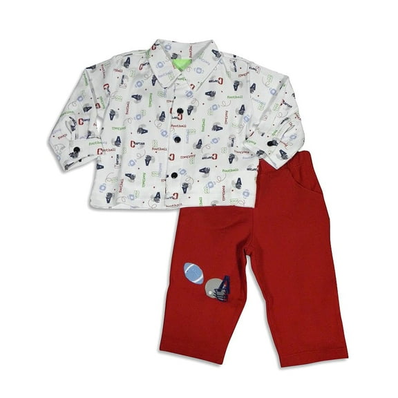 Snopea Infant Newborn Boys Cotton Long Sleeve Pant Set