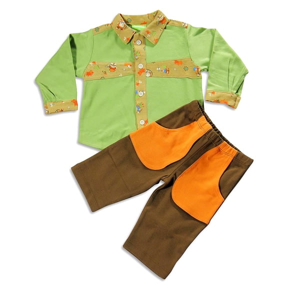 Snopea Infant Newborn Boys Cotton Long Sleeve Pant Set