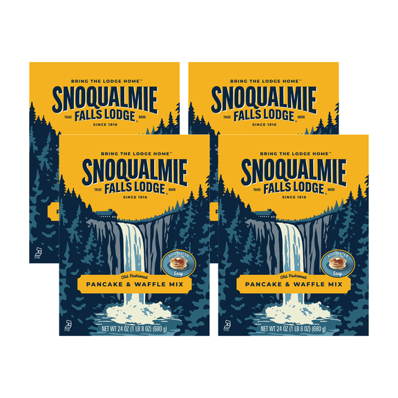 Snoqualmie Falls Old Fashioned Pancake & Waffle, 24 oz (4 Pack)