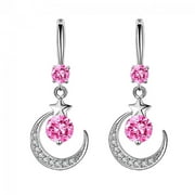 Snorda Earrings for Women Earrings Star Moon Earrings Drop Earrings Diamond Earrings Jewelry - Anniversary, Valentine's Day, Mother's Day, Thanksgiving Day Gifts for Women
