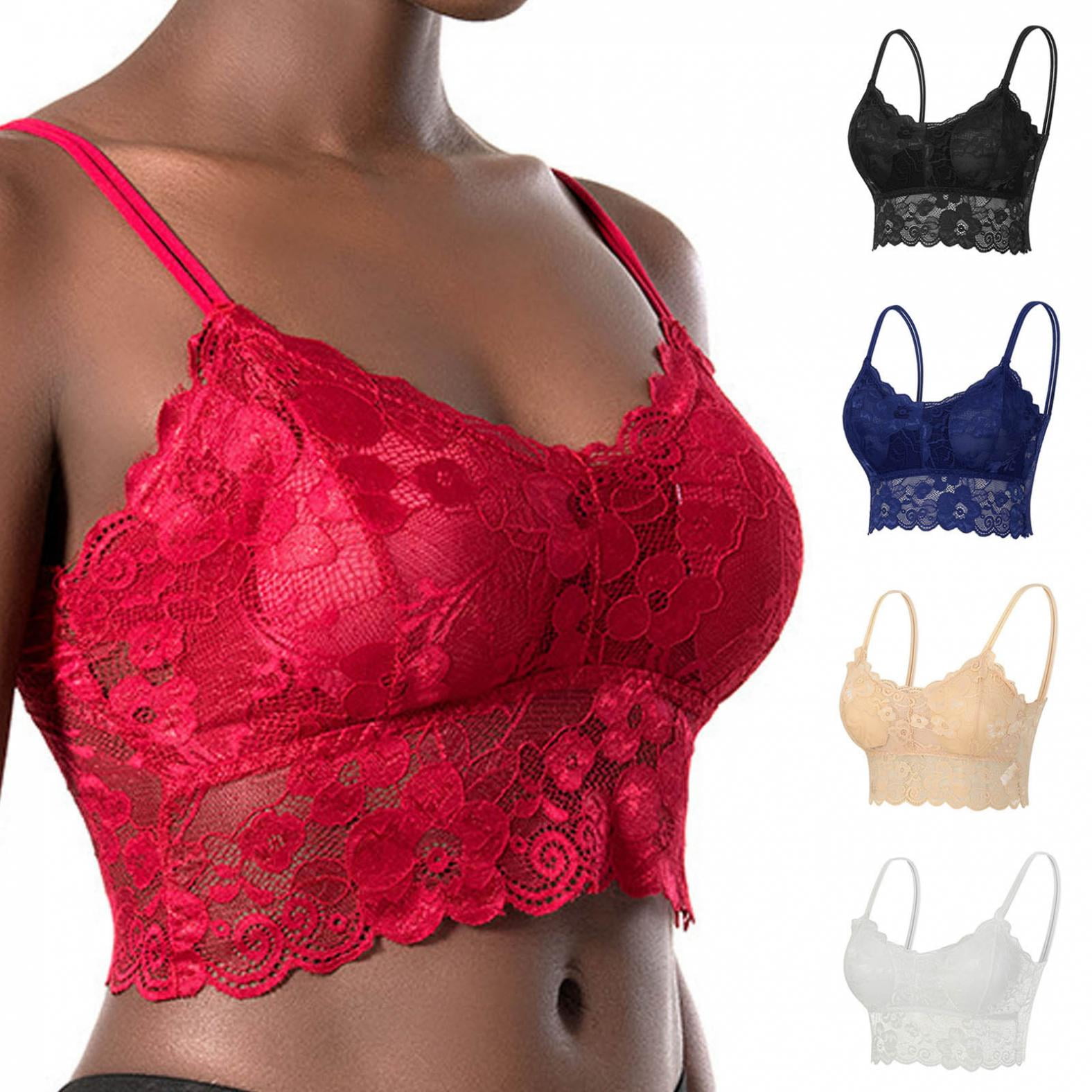 Snorda Lace Bralettes for Women, Fashion Woman's Lace Beauty Back