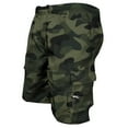 thumbnail image 1 of Snorda Mens Cargo Shorts Camouflage Elastic Waist Shorts Mens Casual Loose Half Shorts Pants Summer Workwear Outdoors Sports Shorts with Zippered Pockets, 1 of 5