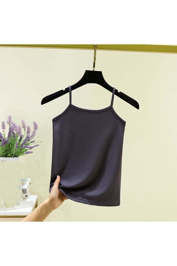 Tank Tops for Women Spaghetti Strap Basic Camisoles Lightweight Soft Stretch Fabric for Layering, Everyday Casual Wear and Outdoor Activities