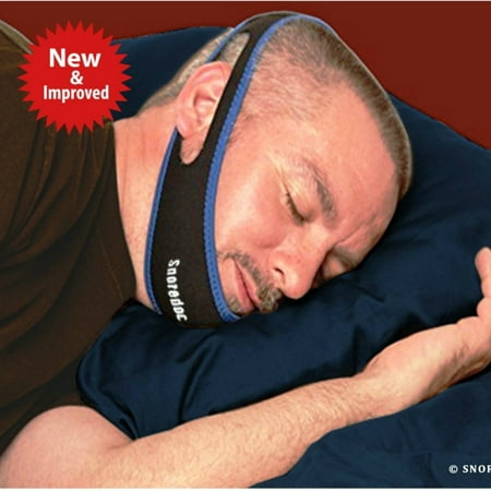 SnoreDoc NEW AND IMPROVED Snore Stopper Chin Strap – Anti Snoring Sleep Aid Device– Natural & Instant Relief