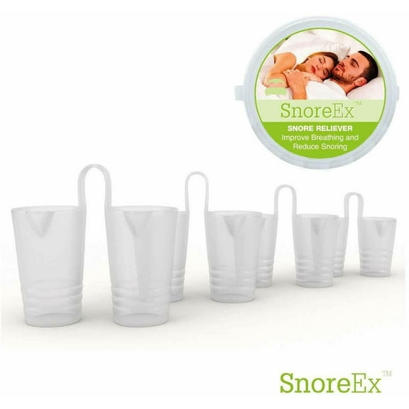 SnoreEx Anti Snoring Nose Vents Stop Snoring Instantly Set of 4 Sizes