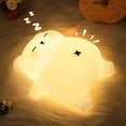 thumbnail image 1 of Snoring Bear Night Light for Kids, Rechargeable Cute Bear Silicone Lamp with Snoring Sound Effect & Timer, Dimmable Nursery Lights for Kids Room Decor, Funny Christmas Gifts for Kids Boys Girls, 1 of 8