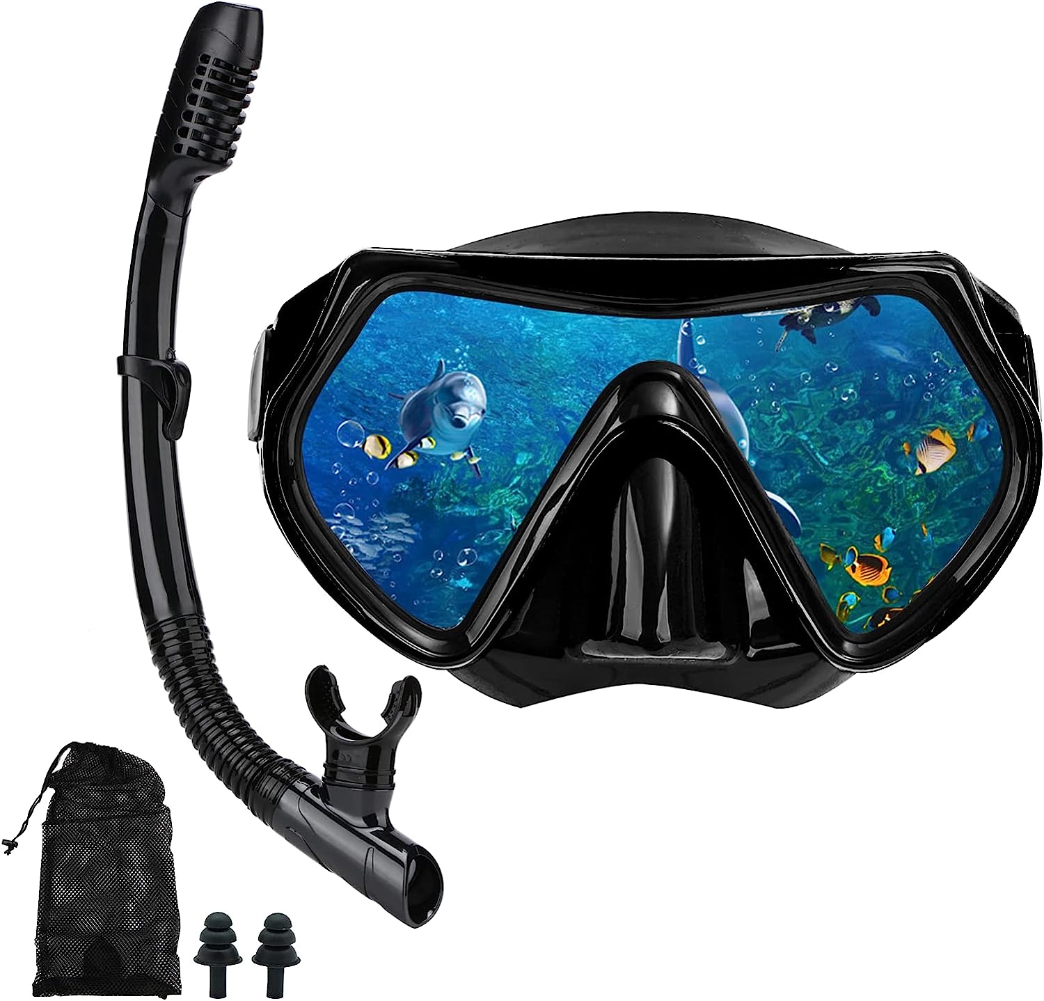 Snorkel mask Snorkeling Set for Adults and Youth, Diving mask and Full ...