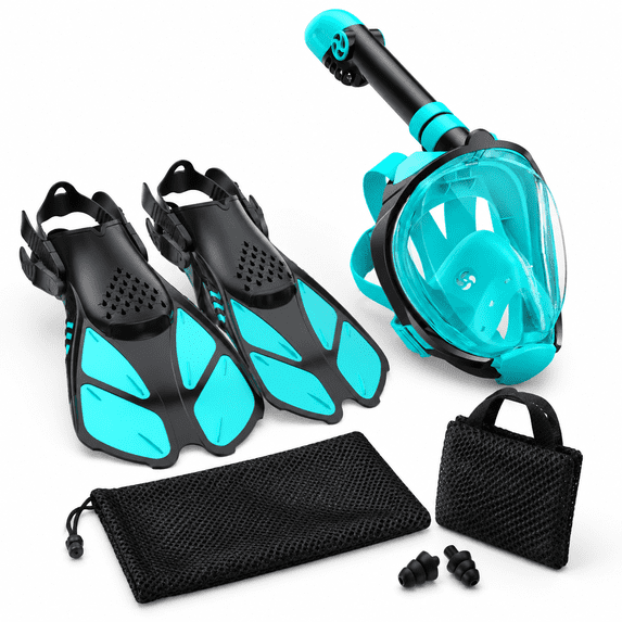Snorkeling Gear For Adults Full Face Snorkel Mask Fset - Walmart.com