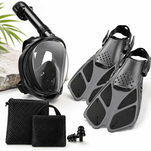 Snorkeling Gear For Adults Full Face Snorkel Mask Fset - Walmart.com