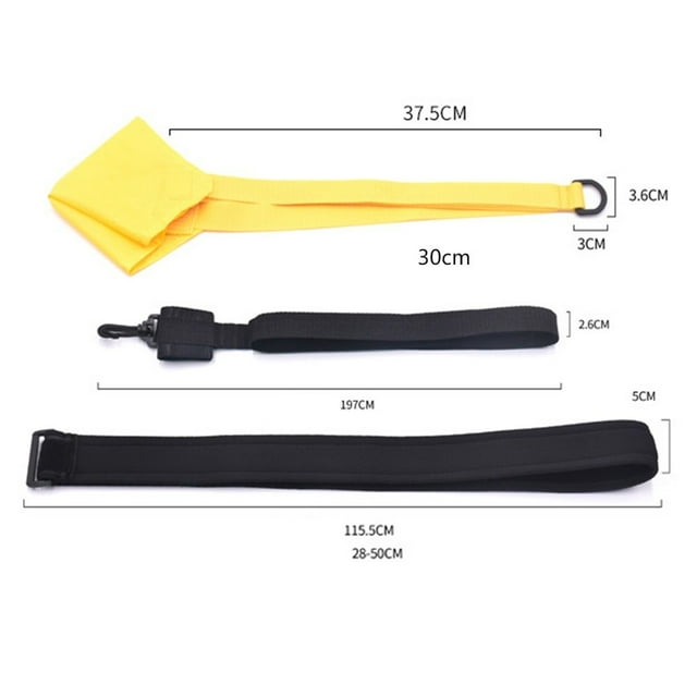 Snorkeling Gear For Adults Swim Resistance Belt Strength Training Exerciser Belts Drag Parachute