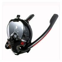 Snorkeling Mask Adult Underwater Anti Fog Full Face Diving Mask Snorkel Diving Goggles Swimming Snorkel Diving Equipment ,Portable and lightweight