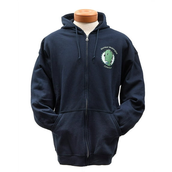 Snorkkel Adult Hoodie zp front Medium