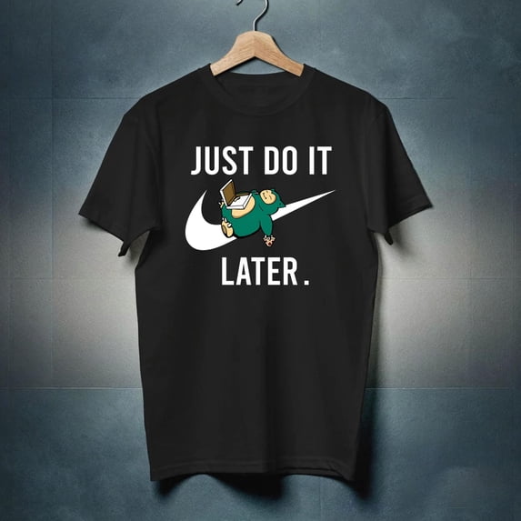 Snorlax Just Do It Later T-Shirt-TH37211