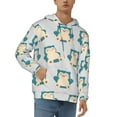 thumbnail image 1 of Men's Hoodie Novelty Pattern Long Sleeve Unisex Pullover Hoodies Casual Hooded Sweatshirt with Pocket, 1 of 8