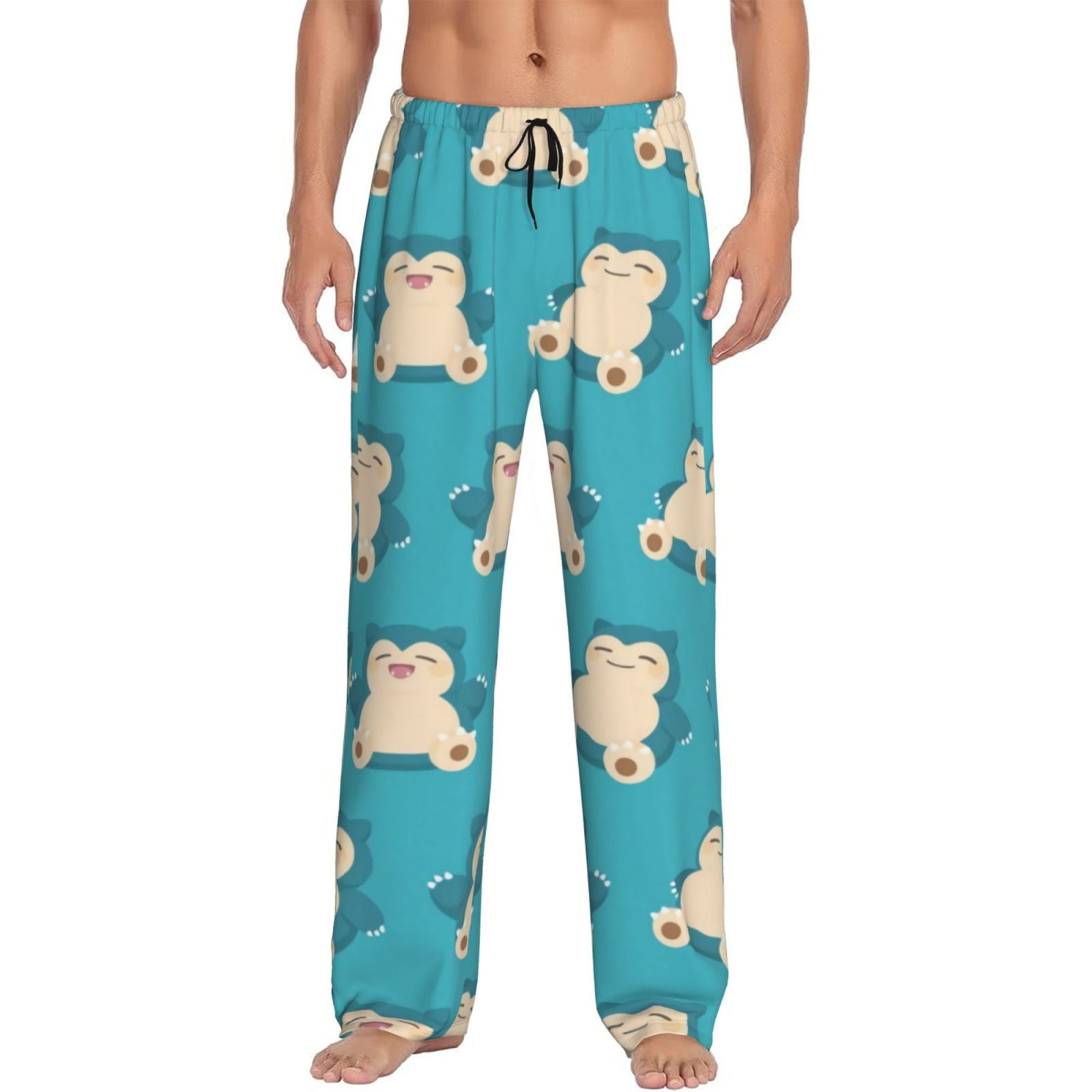 優先配送 Snorlax Bottoms Sleep Causal Comfy Soft Pants Pajama Men's Clothing