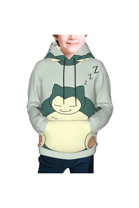 Youth Cartoon Hoodie Fashion Long Sleeve Kids Pullover Coat Casual Hoody Hooded Sweatshirts for Boys Girls