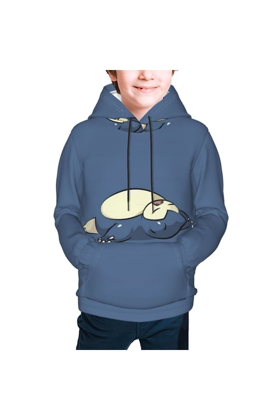 Youth Cartoon Hoodie Fashion Long Sleeve Kids Pullover Coat Casual Hoody Hooded Sweatshirts for Boys Girls