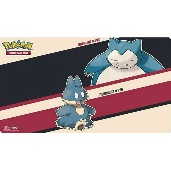 Snorlax and Munchlax Standard Gaming Playmat Mousepad for Pokemon