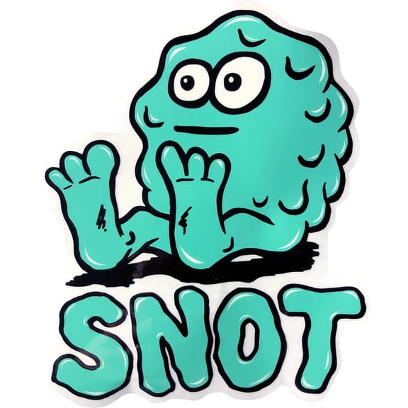 Snot Booger Logo Extra Small Sticker
