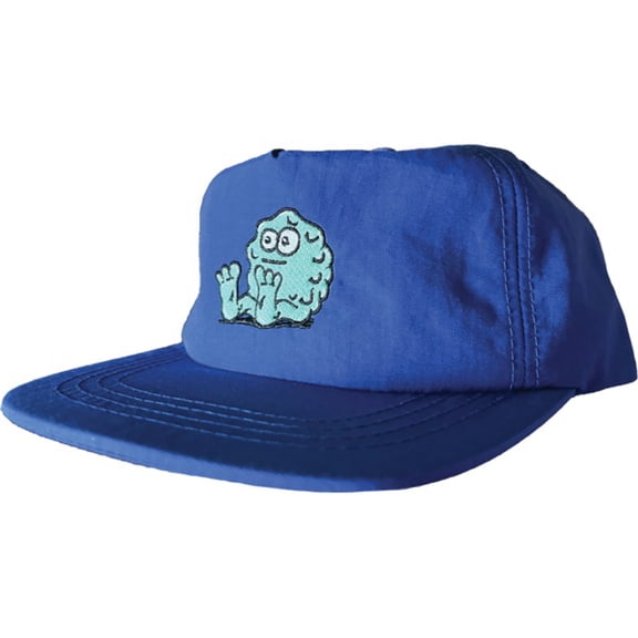 Snot Wheel Co. Booger Logo Blue Nylon Hat - Adjustable