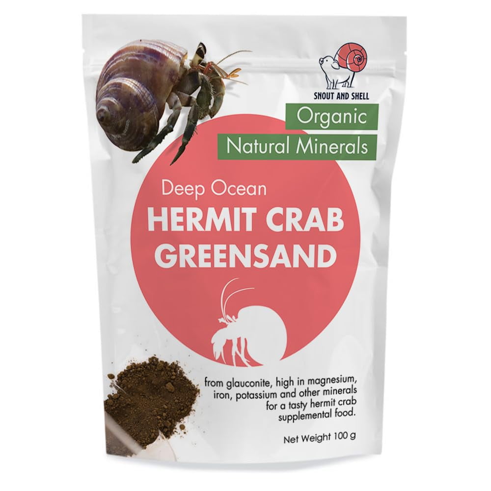 Snout and Shell Organic Pet Hermit Crab Greensand Food Supplement
