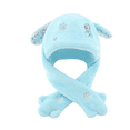 thumbnail image 1 of Snow Adventure Children'S Warm Hat Plush Winter Windproof Girls Baby Scarf Hat（Blue）, 1 of 5