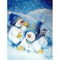 thumbnail image 1 of Snow Babies At Play Snowman Flag Garden Size, 1 of 1