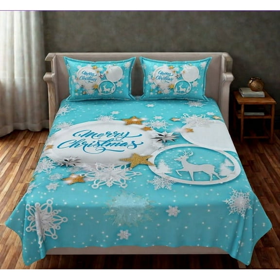 Snow Berry – Christmas Bedsheet Set
