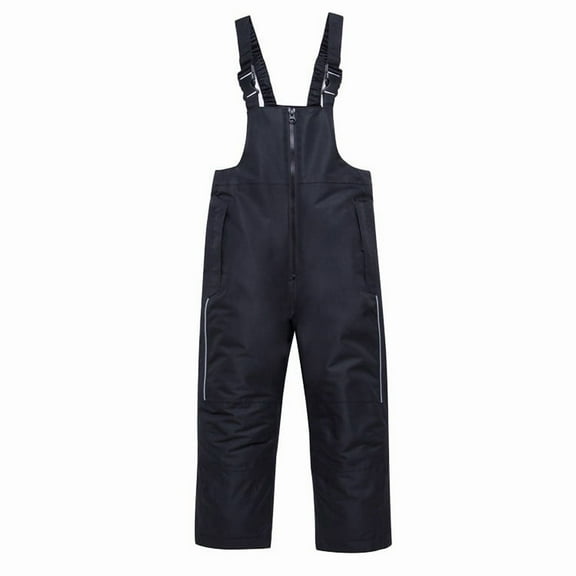 Snow Bibs Kids Waterproof for Girls Boys Solid Color Outdoor Warm Breathable Ski Pants Children Outerwear Jacket Coat 2 Years