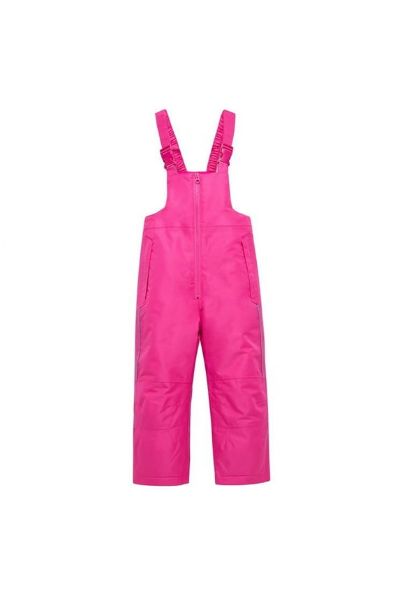 Snow Bibs Kids Waterproof for Girls Boys Solid Color Outdoor Warm Breathable Ski Pants Children Outerwear Jacket Coat 3 Years