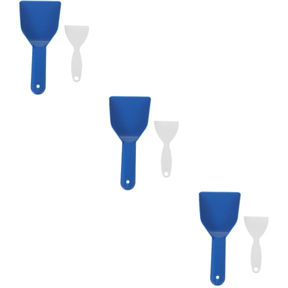 CIMAXIC Ergonomic 6 pcs Ice Scraper for Refrigerator Freezer Frost Removal Tool 10.84.83.3in
