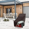 thumbnail image 1 of Snow Blower Cover | Heavy-Duty Polyester Fabric | Waterproof & Windproof with Drawstring & Buckles | Fits 23-27" Two & Three Stage Snow Throwers | Outdoor Protection, 1 of 7