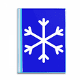 thumbnail image 1 of Snow Blue Square Warning Mark Book Sheet Protectors Portfolio Binder Folder, 1 of 3