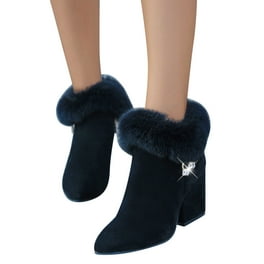 Fuzzy boots walmart hotsell