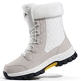 thumbnail image 1 of Ecetana Snow Boots For Women Winter Waterproof Shoes Thickened Faux Fur Lined Frosty Warm Outdoor Boots, 1 of 7