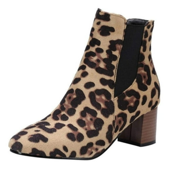Snow Boots Leopard-Print