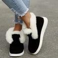 thumbnail image 1 of Snow Boots Warm Winter Shoes Plush Fur Ankle Boots Women, 1 of 9