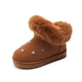 thumbnail image 1 of Snow Boots Winter New Design Snowflake Embroidery Fleece Lined Short Warm Thermal Insulated Decorative Boots for Festive Seasons, 1 of 5