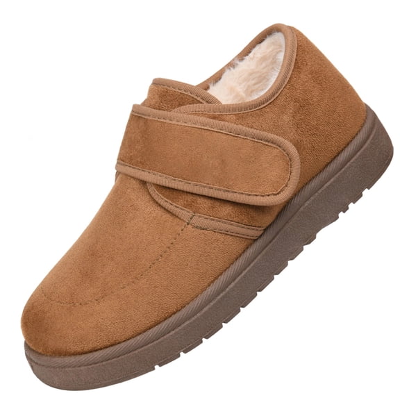 Snow Boots for Women,Cozy One Pull Slipper Boots for Women Soft Lined Thick Sole Indoor Home Comfort And Warmth Winter Wear,Winter Boots for Women,Brown,8