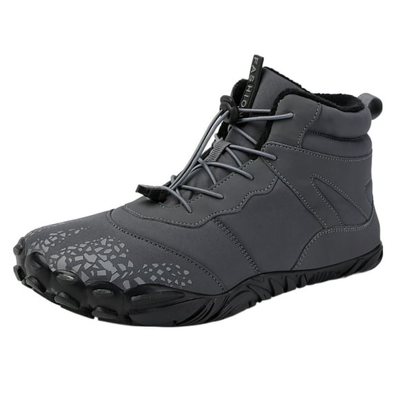 Snow Boots for Women,Winter Outdoor Sports Warm Non- High Top Thermal Boots for Women Large Size Casual Adventure Footwear,Winter Boots for Women,Grey,10